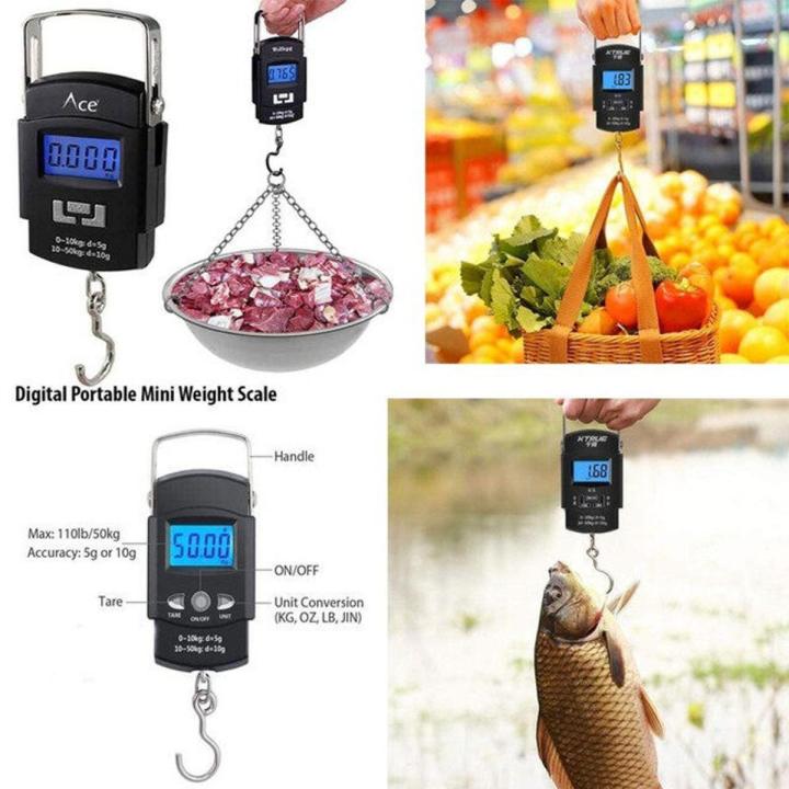 50KG Digital LED Screen Luggage Portable Weight Scale
