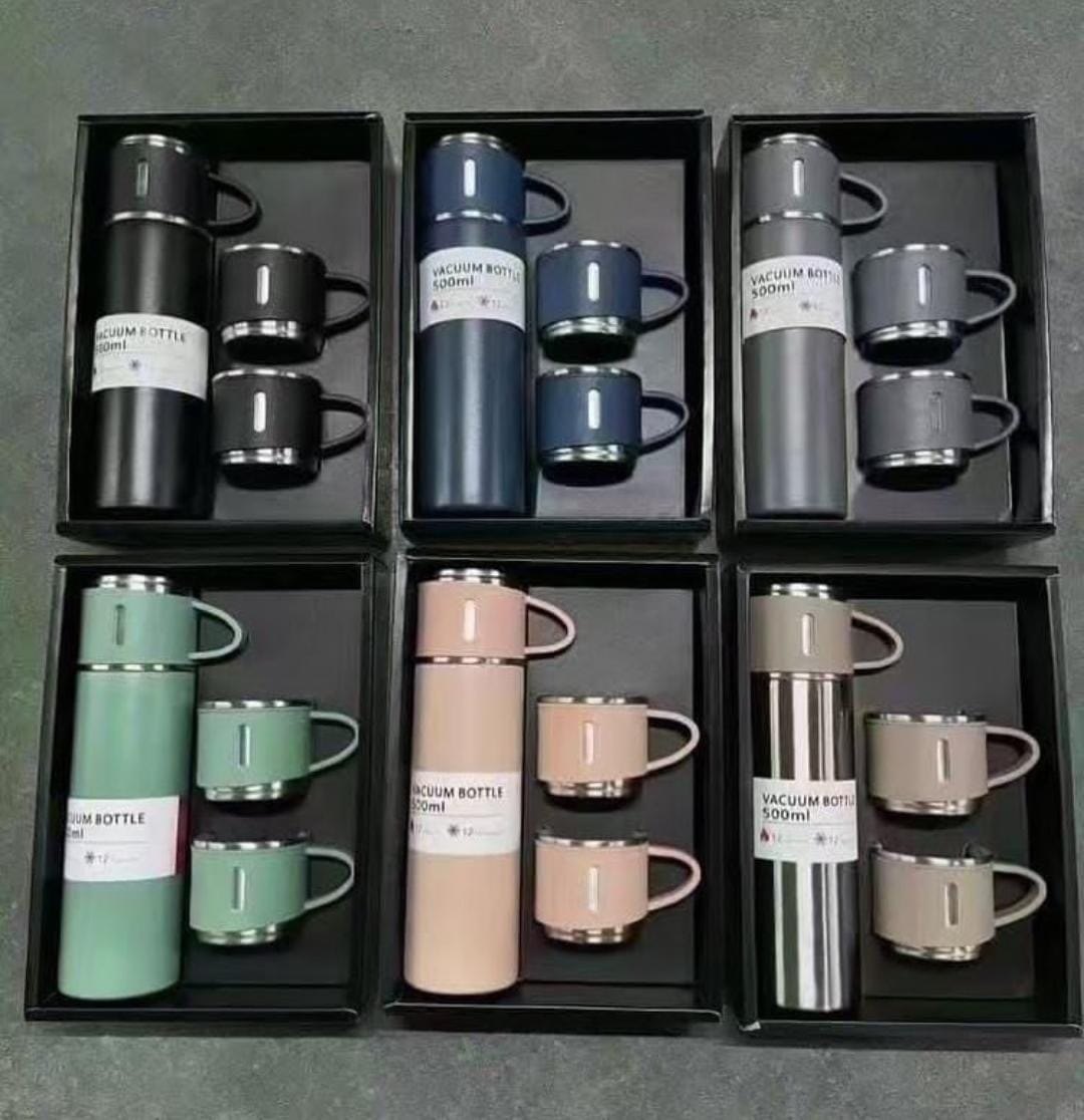 Stainless Steel Vaccume Flask Set