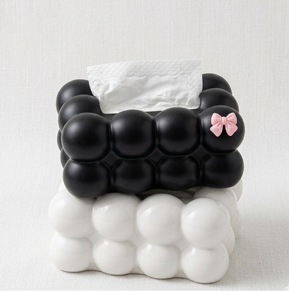 Bubble Bow Tissue Box
