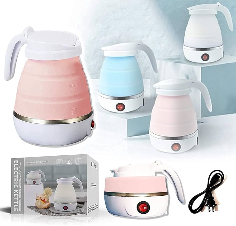 Portable folding electric kettle