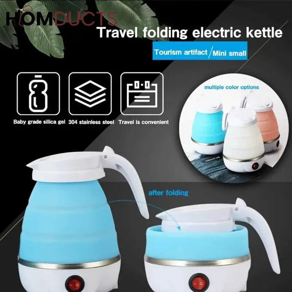 Portable folding electric kettle