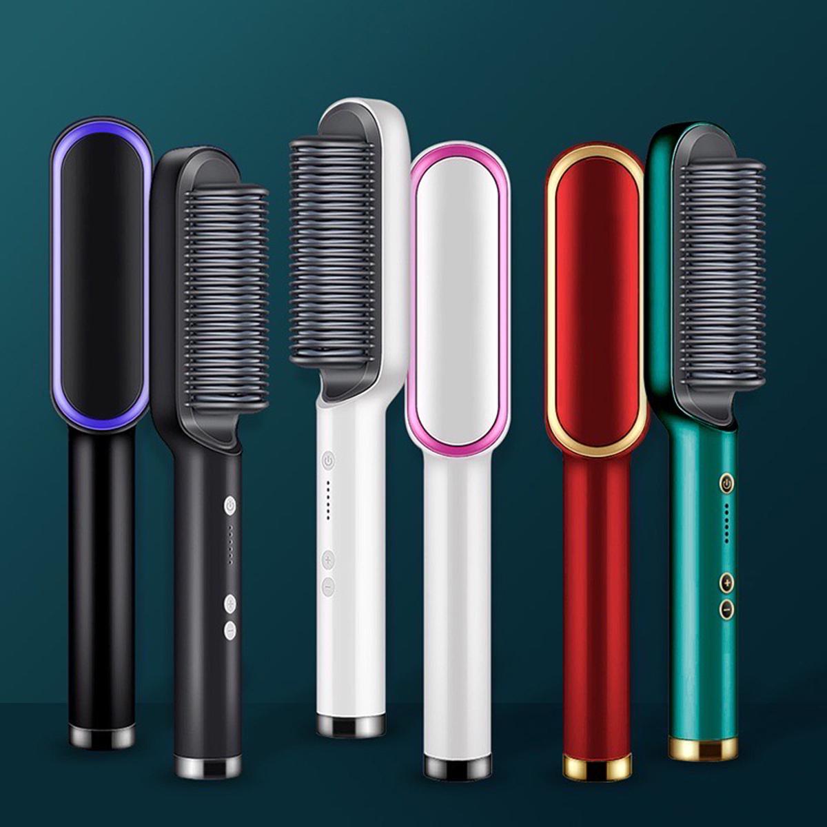 Professional 909 Hair Brush Straightener