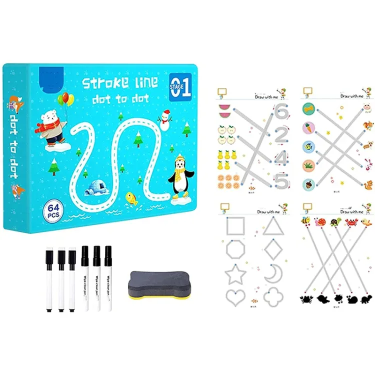 Reusable Magical Tracing Activity Work Book Set