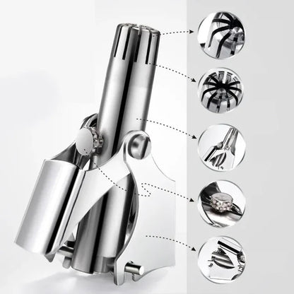 Manual Steel Nose Hair Trimmer