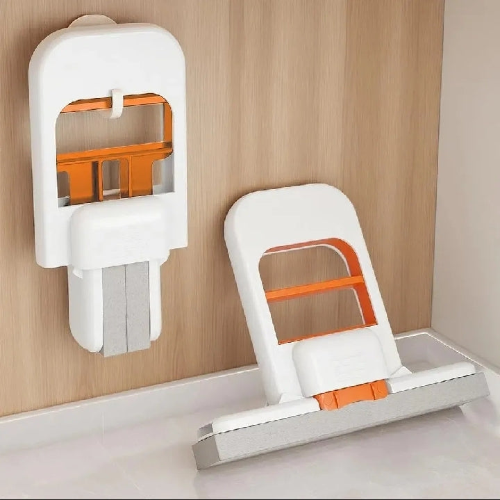 2-in-1 Foldable Silicone Squeegee Cleaner