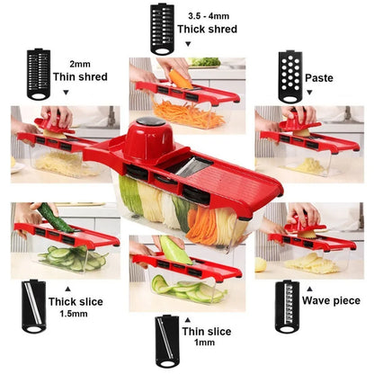 10-in-1 Vegetable Cutter Mandoline Slicer