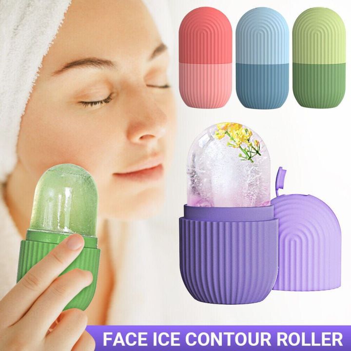 Silicone Ice Cube Roller Massager