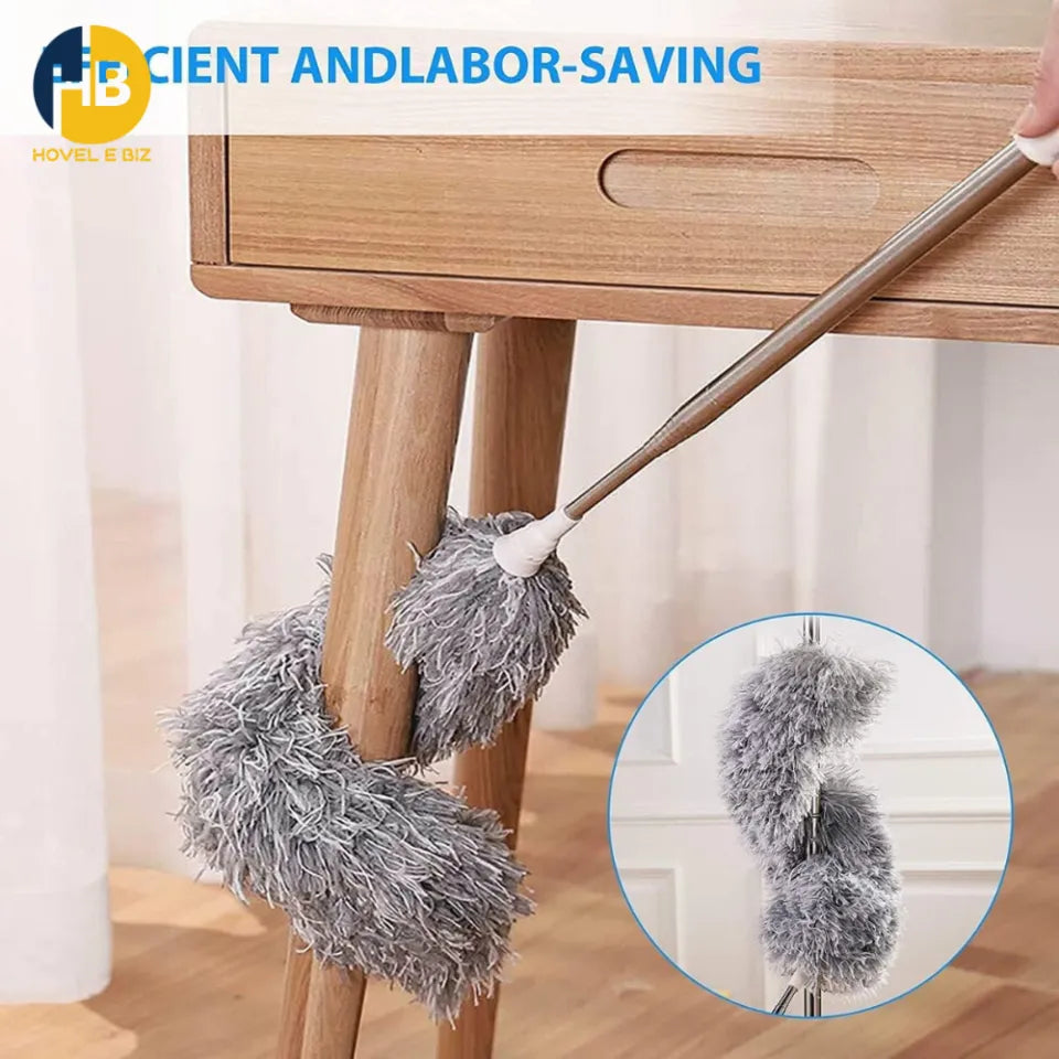 Microfiber Duster with Extension Pole – Ceiling Fan & High Ceiling Cleaner