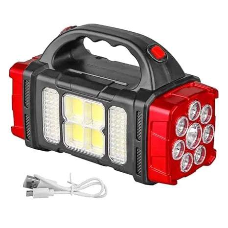 2-in-1 Rechargeable Solar Charging LED Double-Sided Handy Heavy Bulb Light