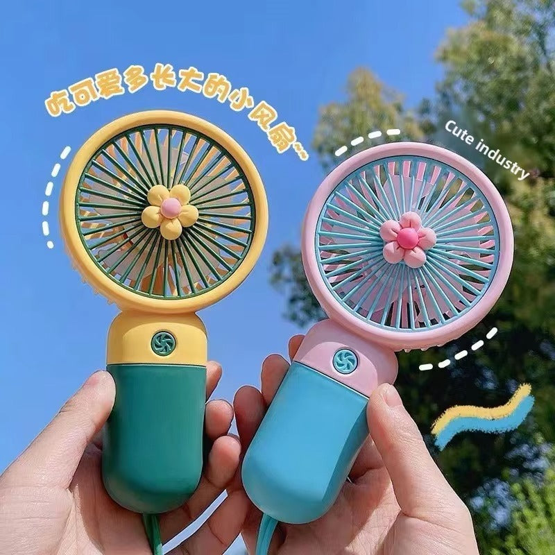 Handheld Mini Fan – 3 Speed | Type-C Rechargeable
