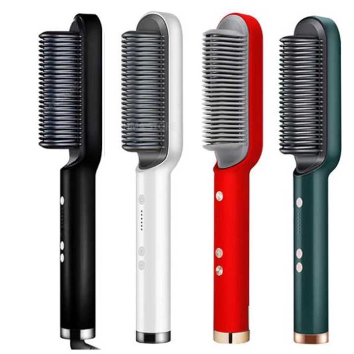 Professional 909 Hair Brush Straightener