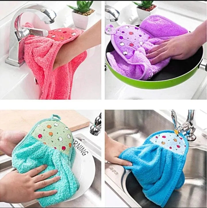 Super Absorbent Hanging Kitchen Hand Towel