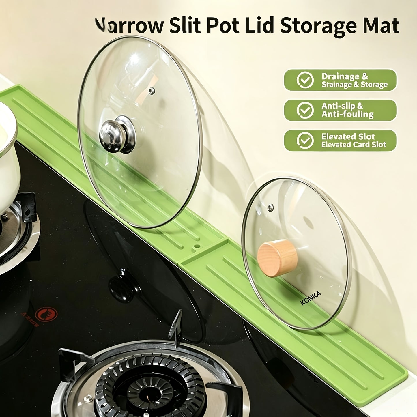 Multi-functional Silicone Pot Lid Non-Slip Mat